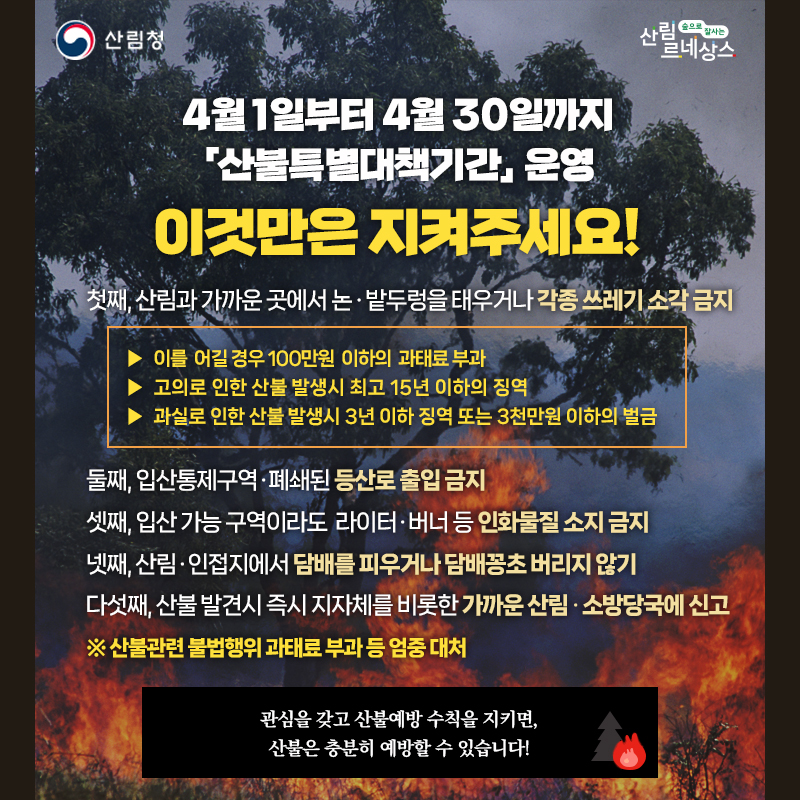 범정부 총력대응으로 대형산불 원천 차단