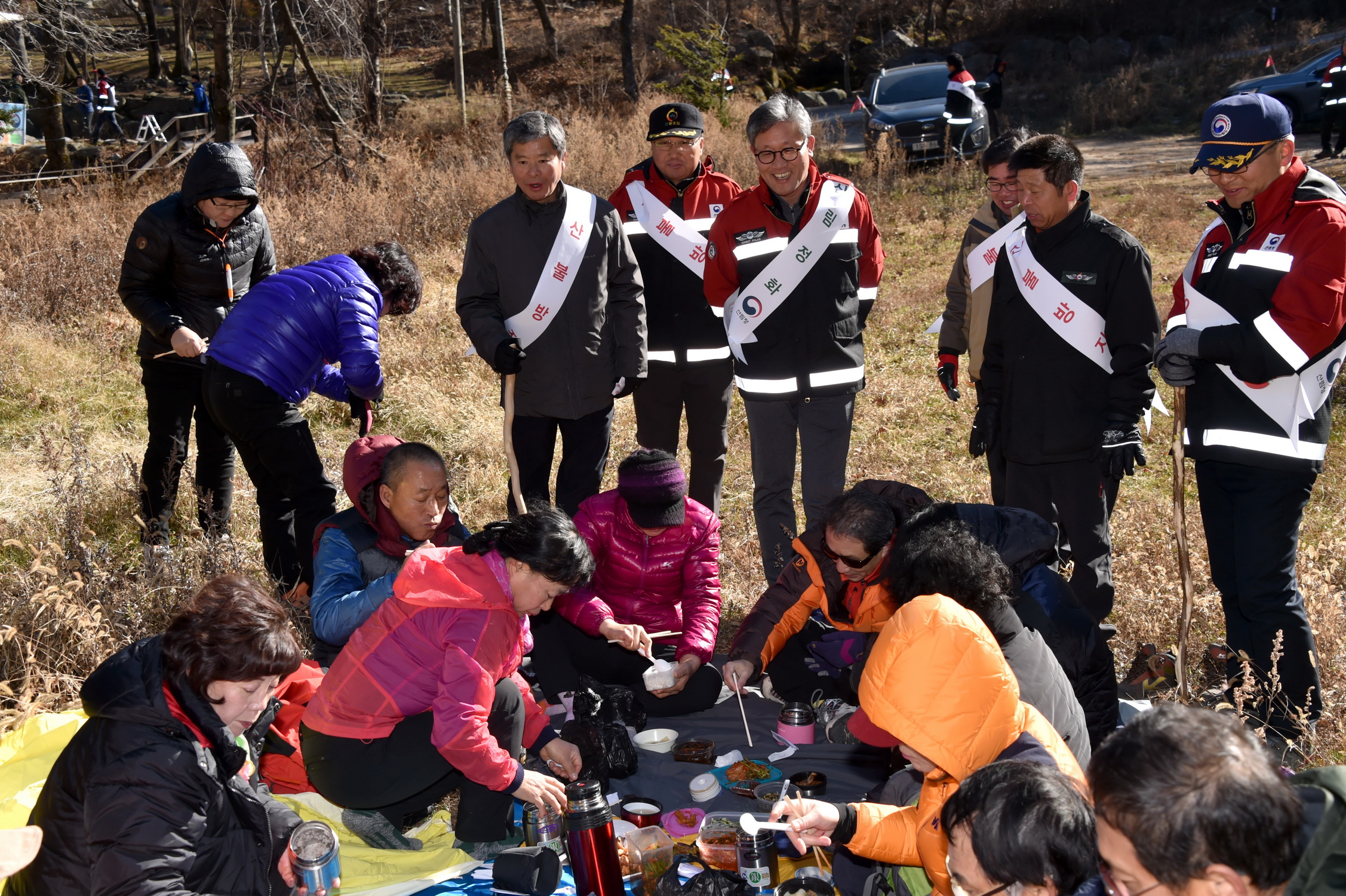 김재현 산림청장, 태백산에서 산불예방캠페인 벌여 