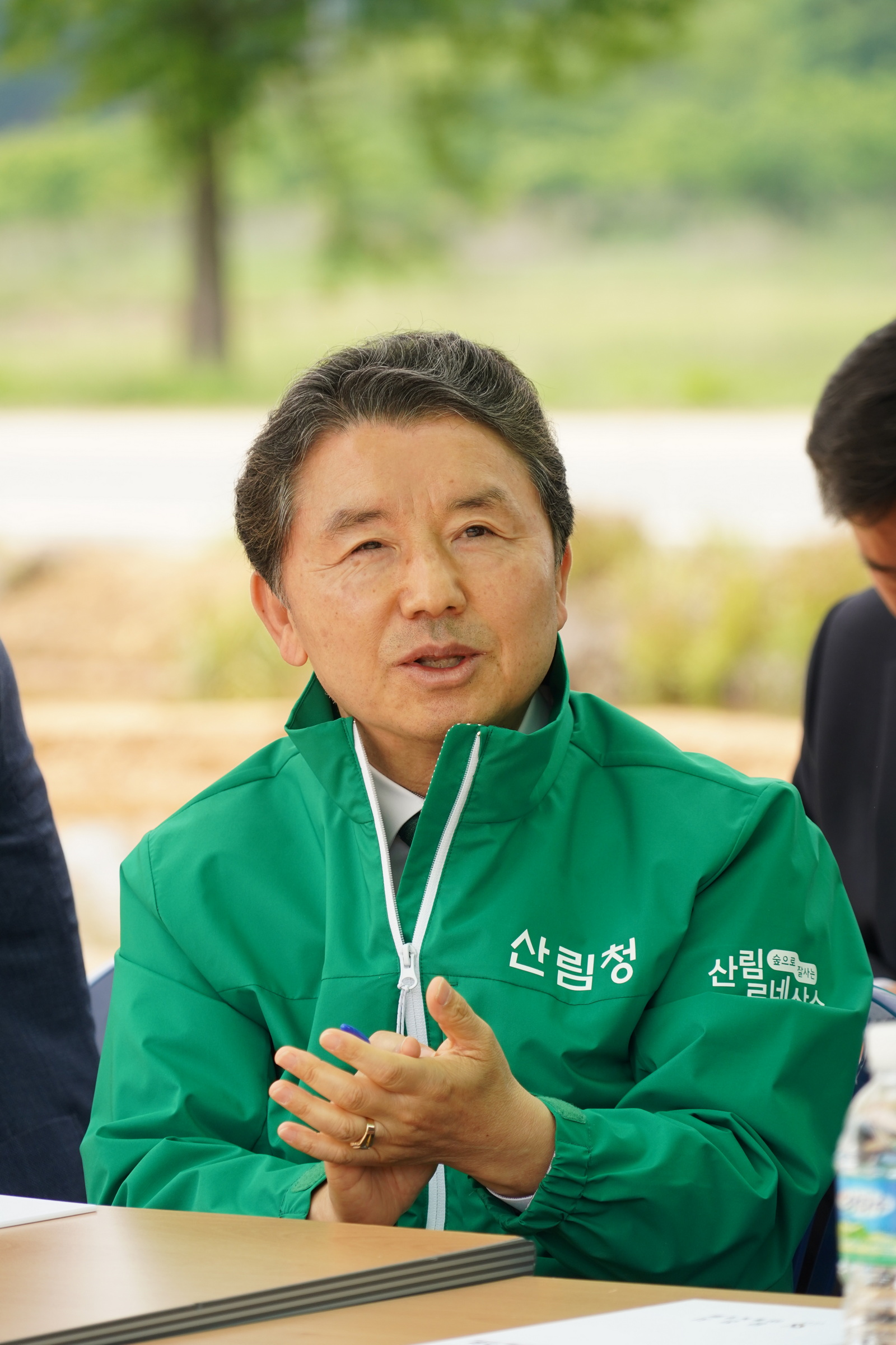 남성현 산림청장, 당진시 산불피해지 현장 점검 