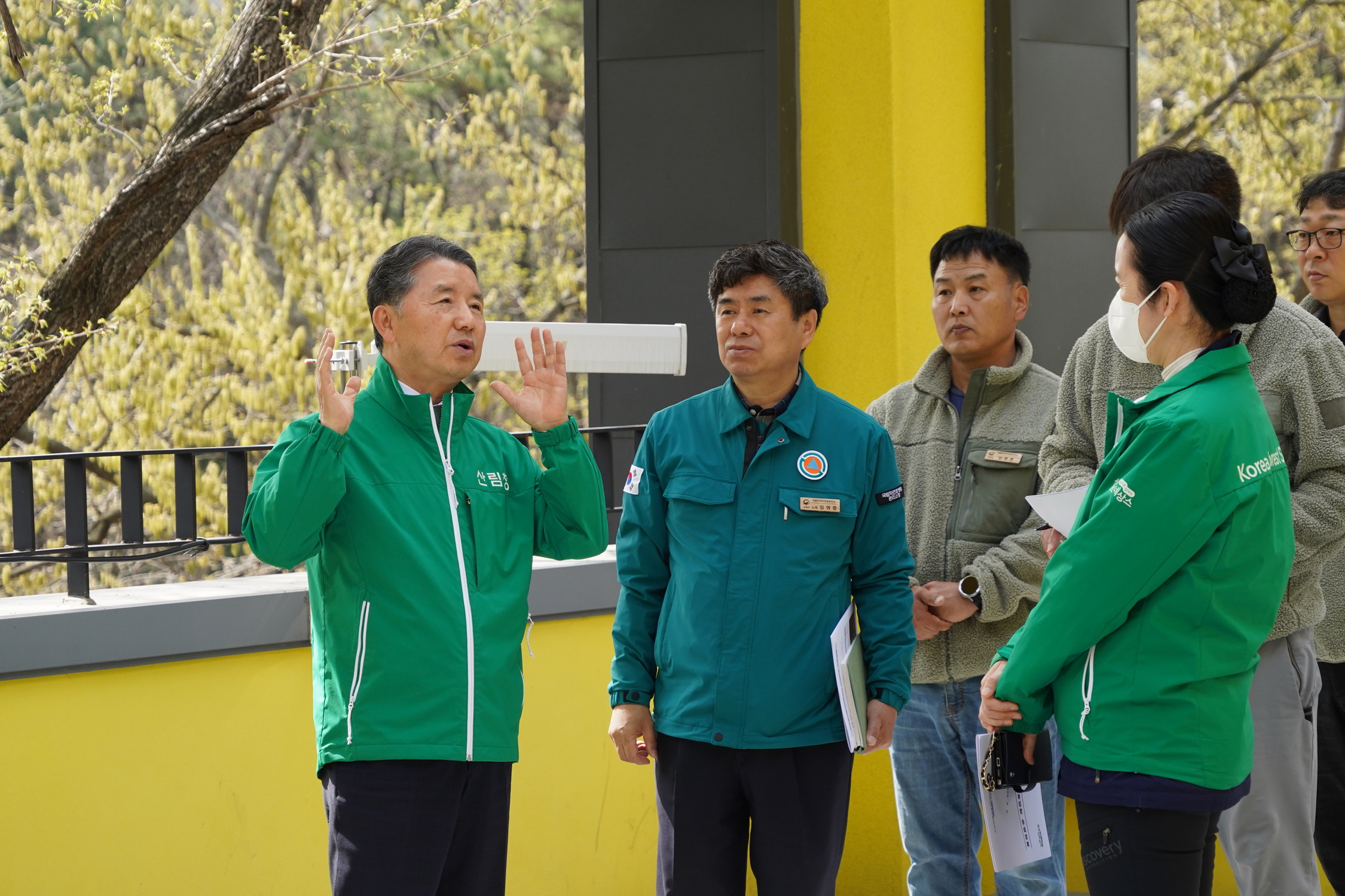 남성현 산림청장, 국립용지봉자연휴양림 현장 방문 