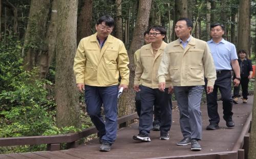 서부지방산림청, 여름철 우기 대비 제주국립산림생태관리센터 등 현장점검 실...