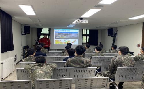 영주국유림관리소, 군(軍) 지원병력 대상 산불진화 교육 실시 -산림청-국...