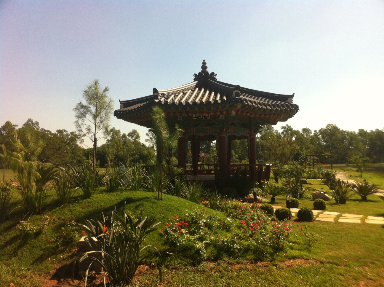 파라과이 수도 최대공원에 첫 한국 전통정원 들어서