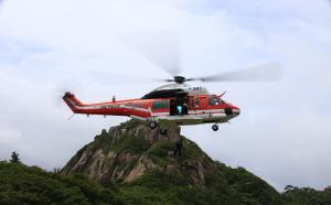 수리온(KUH-1FS)헬기 항공구조훈련 사진