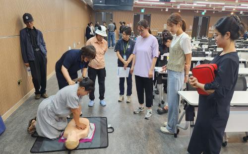 국립수목원, 심폐소생술과 응급처치 교육 실시