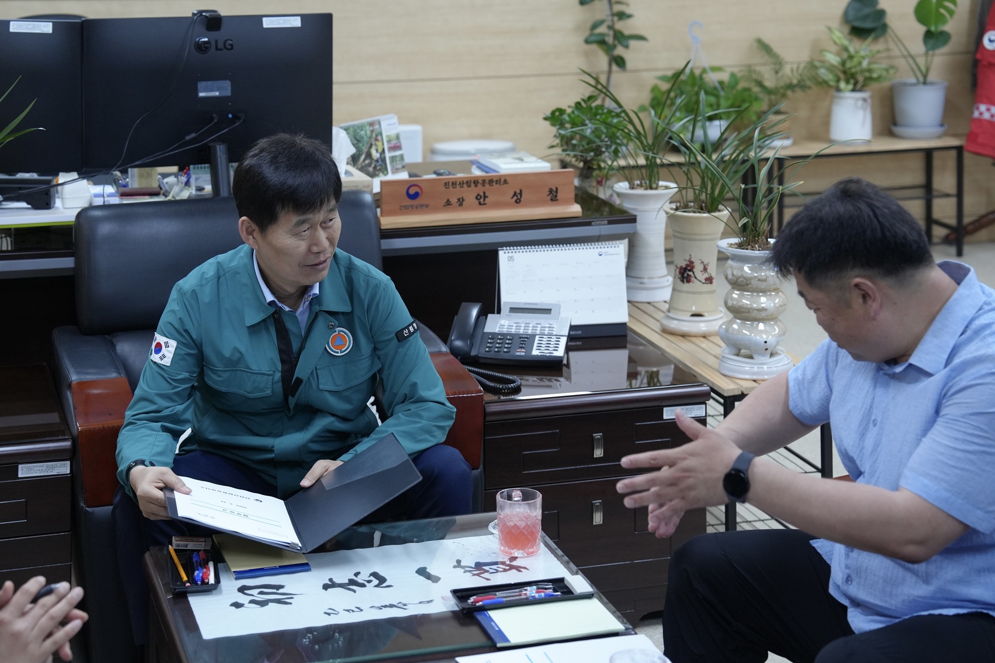 김만주 산림항공본부장, 진천산림항공관리소 처음방문 통해 현장 소통 강화 이미지3